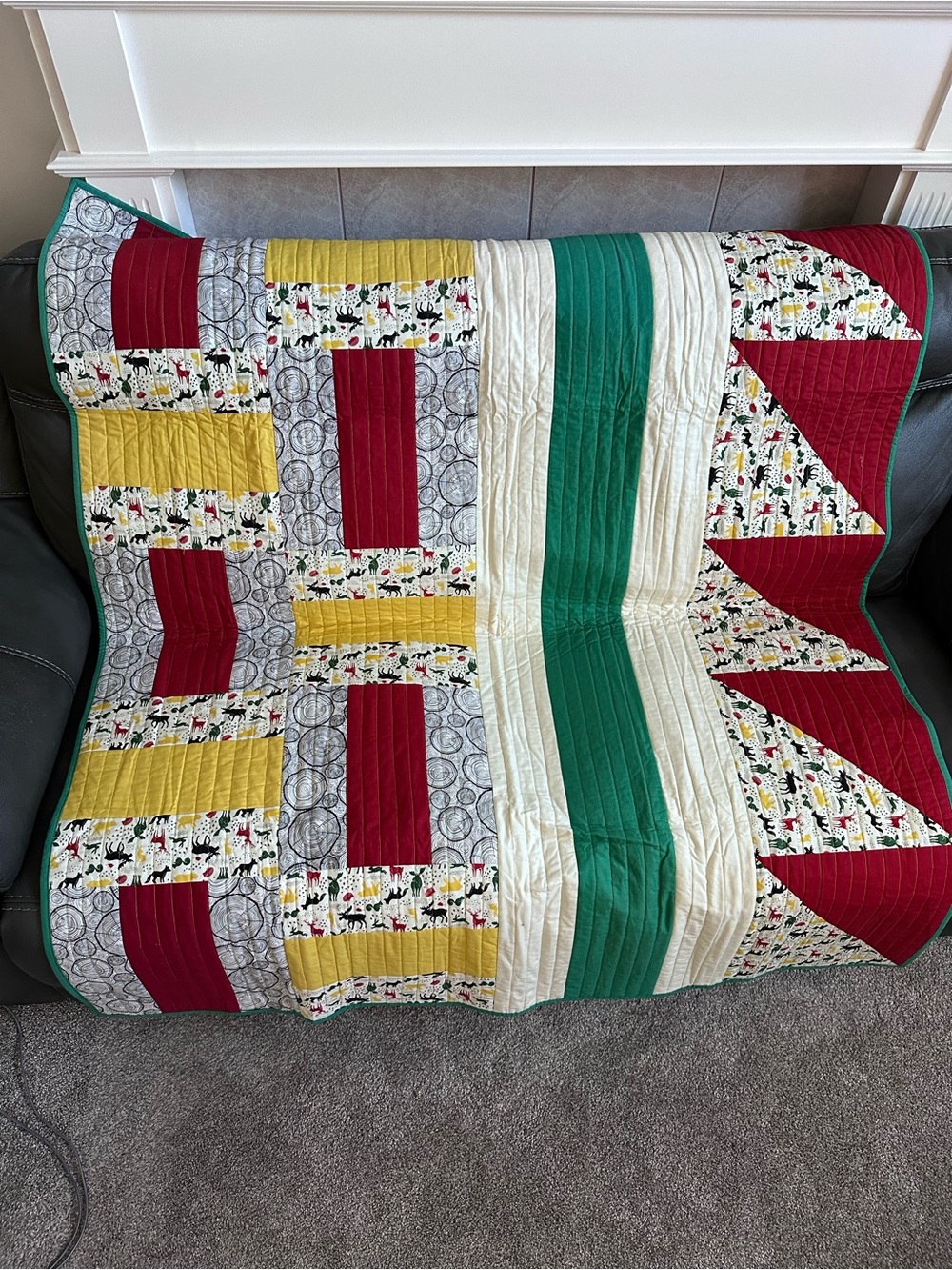 Beautiful Quilt Handmade 55x64
